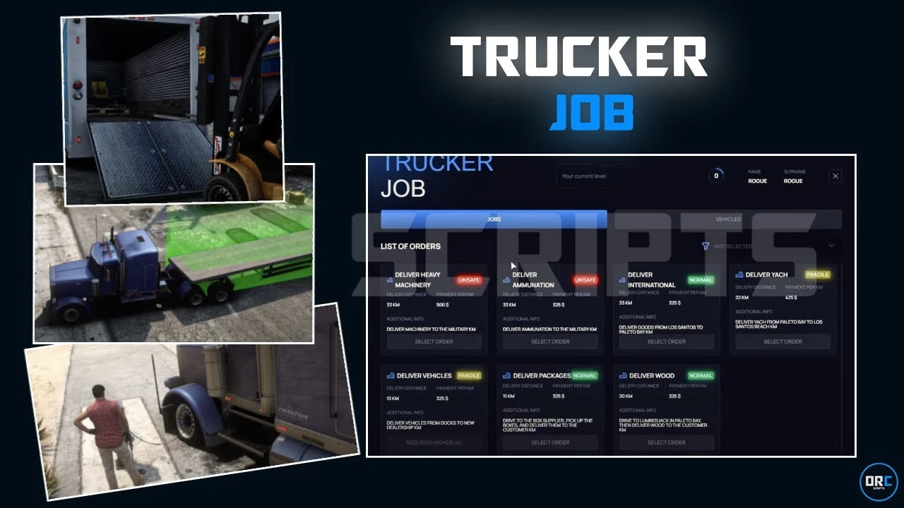 DRC Trucker Job